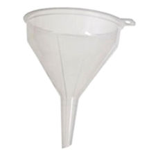 18CM Transparent Funnel by Whitefurze