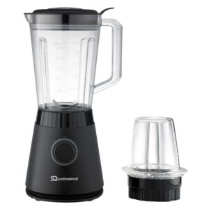 **2 in 1 Functionality**: This appliance serves both as a blender and a grinder, providing convenience and saving space in the kitchen