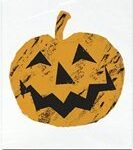 20 Halloween Checkered Cello Bags