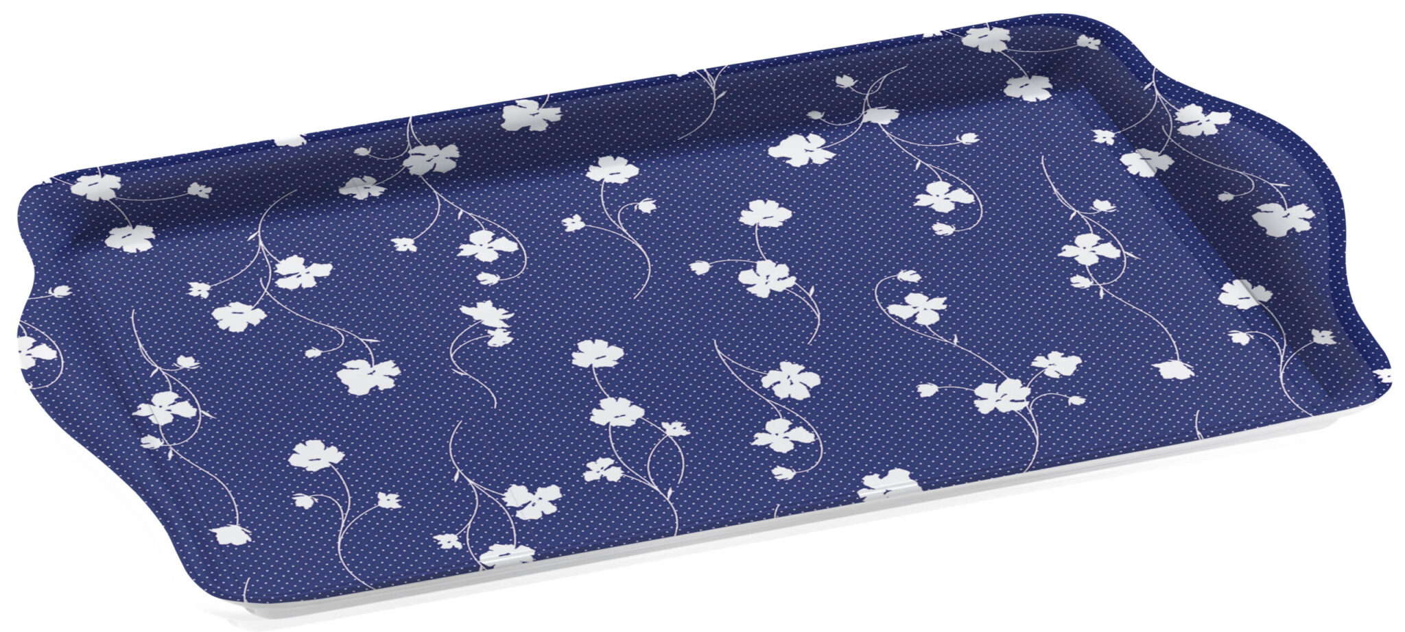 20 x 31cm Melamine Rectangular Tray with Various Colors and Designs