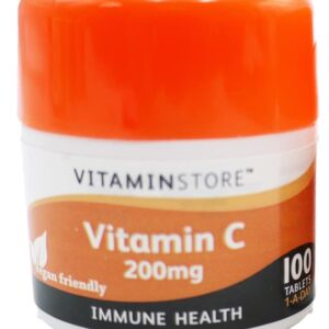 200mg Vitamin C Tablets - 100 Count from Vitamin Store