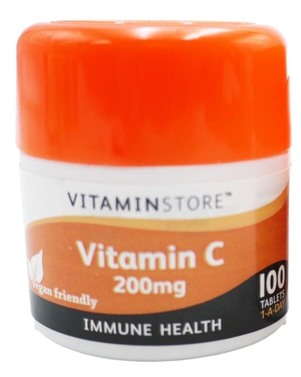 200mg Vitamin C Tablets - 100 Count from Vitamin Store