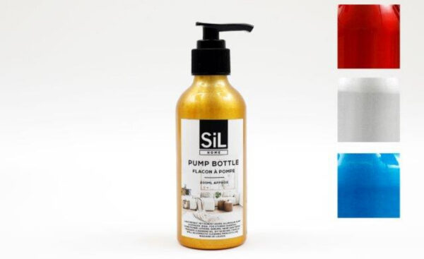 200ml Gold Aluminum Pump Bottle