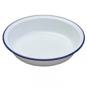 20CM Round Enamel Pie Dish by FALCON