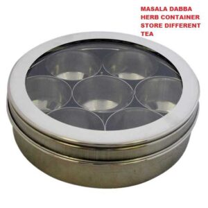 20CM Stainless Steel Spice Masala Container