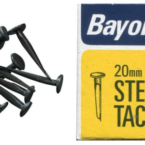 20mm Blued Steel Bayonet Tacks, 50g