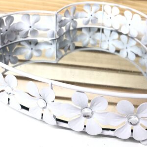 20X20 Mirror Base Jewelry Tray