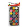 21-Color Paint Palette and Brush Set for Kids