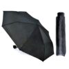 21-Inch Black Supermini Umbrella with Coordinating Sleeve