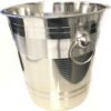 21CM Steel Ice Bucket for Champagne Wine