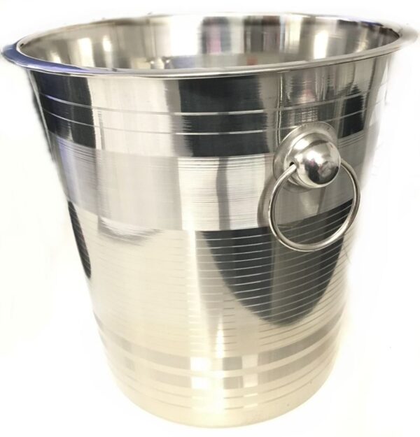 21CM Steel Ice Bucket for Champagne Wine