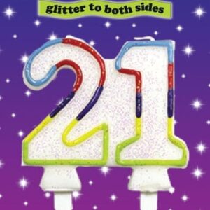 21st Birthday Milestone Candle Pack