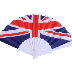 23CM Folding Hand Fan with Union Jack Design