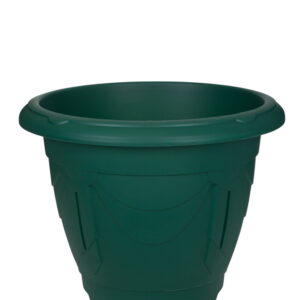 24 CM Green Venetian Round Planter