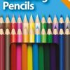 24-Pack of Full-Length Colored Pencils in Hanging Package