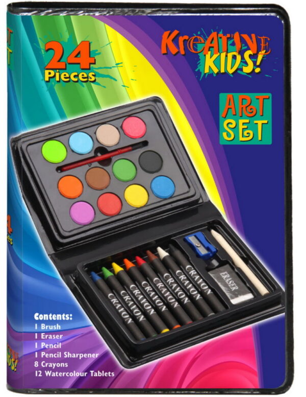 24-Piece Art Kit in Display Box