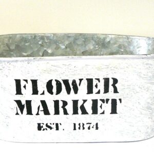 24CM OVAL FLOWER MARKET