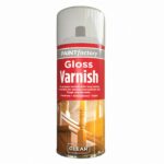 250ml Gloss Varnish Spray Paint by Paint Factory