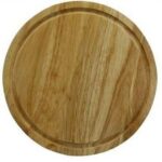 25cm Round Chopping Board Made from Hevea Wood