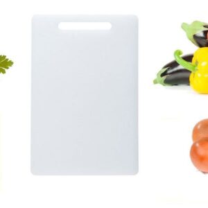 25CM X 37CM White Plastic Cutting Board