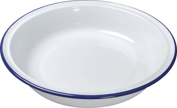 26cm Round Enamel Pie Dish by Falcon