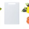 27cm x 41cm White Plastic Cutting and Chopping Board