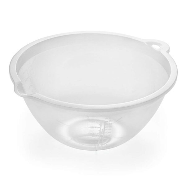 28cm Transparent Plastic Mixing Bowl by ADDIS, 4L Capacity