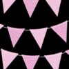 2M Pink Polka Dot Bunting