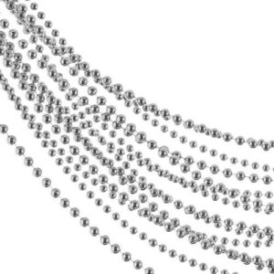 2M Silver Bead Garland Chain