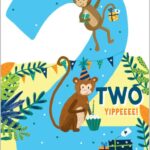 2nd Birthday Card for a Boy