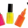 3-Pack Novelty Highlighter Pens Shaped Like Nail Polish Bottles