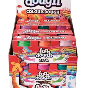 3-Pack of Fun Dough: Rainbow, Bright, and Glow