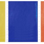30-Pack of Colored Punched Pockets