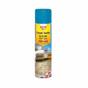 300ml Aerosol Carpet Beetle and Moth Killer by Zero In