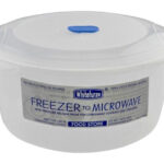 3.08-Liter Round Storage Container for Freezer to Microwave Use