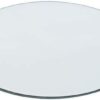 30CM Circular Glass Mirror Candle Plate Stand