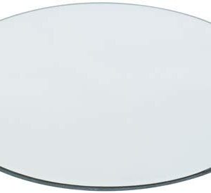 30CM Circular Glass Mirror Candle Plate Stand