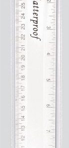 30CM Clear Shatter-Resistant Ruler by TIGER