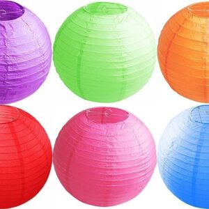 30CM Multicolor Paper Lantern Lamp Shade