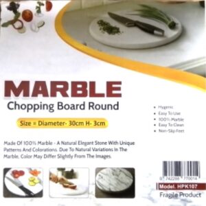 30CM Round Marble Cutting Board