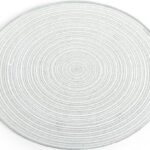 30CM SILVER SPARKLE CANDLE TRAY
