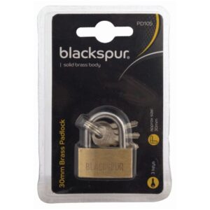 30mm Brass Padlock by Blackspur