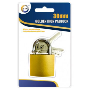 30mm Gold-Toned Iron Padlock