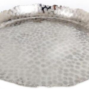 32CM Candle Plate with Hammered Design