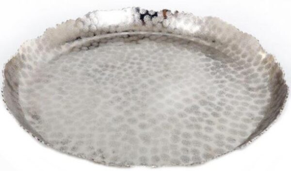 32CM Candle Plate with Hammered Design