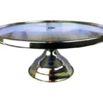 32CM TRI-STAR STAINLESS STEEL CAKE DISPLAY STAND