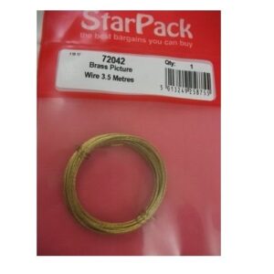 3.5 Meter Brass Picture Wire - Star Pack