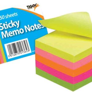 350 Adhesive Memo Notes, 5cm x 5cm