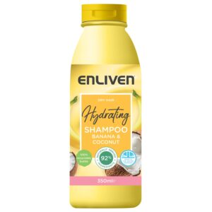 350ml Hydrating Hair Shampoo with Banana & Coconut by ENLIVEN