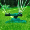 **360° Rotation**: The sprinkler can rotate fully, ensuring even water distribution over a circular area